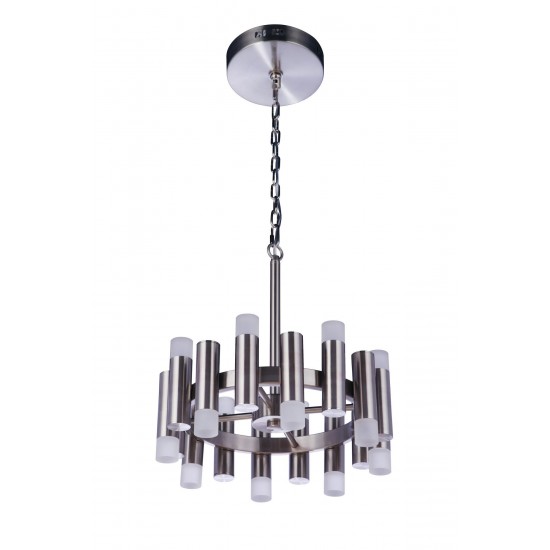 Simple Lux 16 Light LED Chandelier, BNK