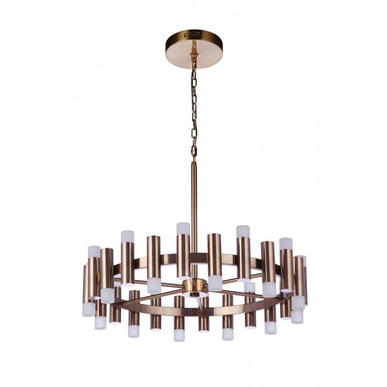 Simple Lux 24 Light LED Chandelier, SB