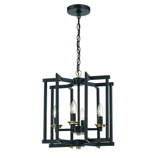 Avante Grand 4 Light Cage Foyer - FBSB