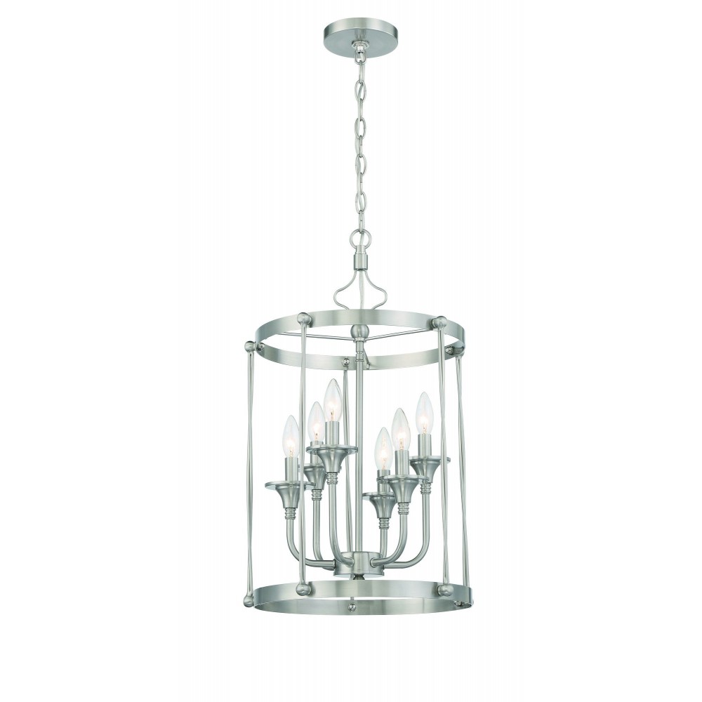 Jolenne 6 Light Cage Foyer Pendant - BNK