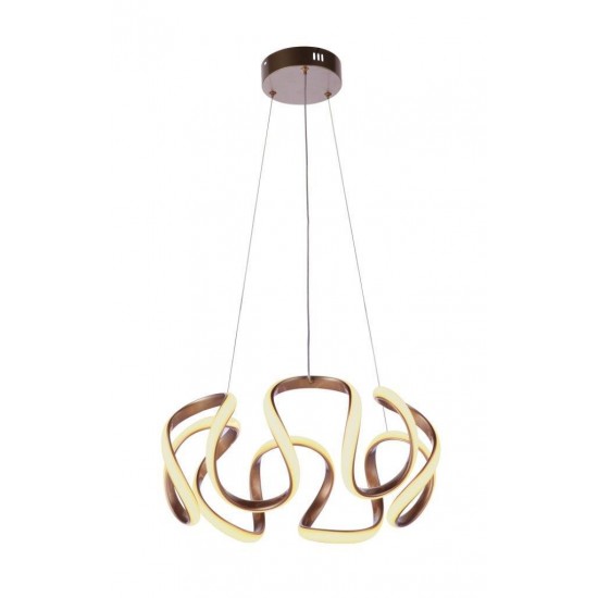 Pulse Dimmable LED Pendant, Champagne Brass