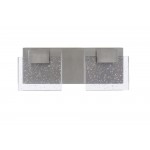 Alamere LED 2 Light Vanity - BNK , Damp rated