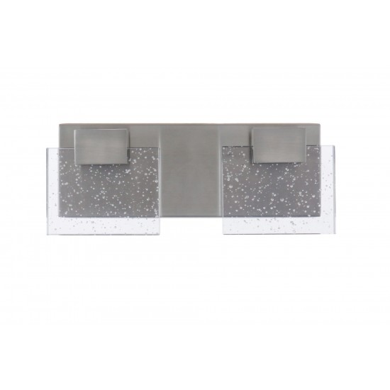 Alamere LED 2 Light Vanity - BNK , Damp rated