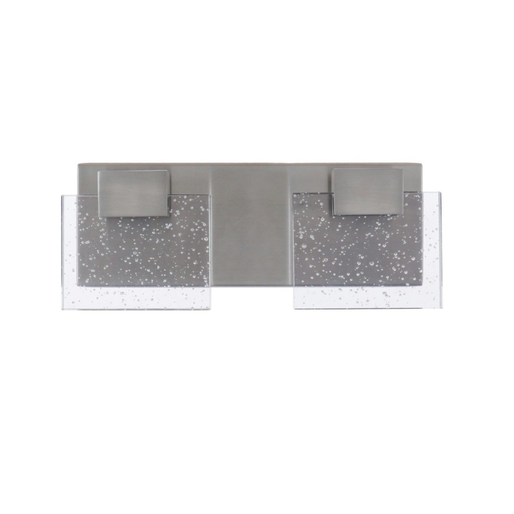 Alamere LED 2 Light Vanity - BNK , Damp rated