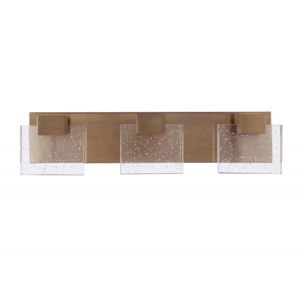 Alamere LED 3 Light Vanity - SB , Damp rated