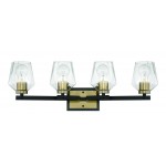 Avante Grand 4 Light Vanity - FBSB , Damp rated