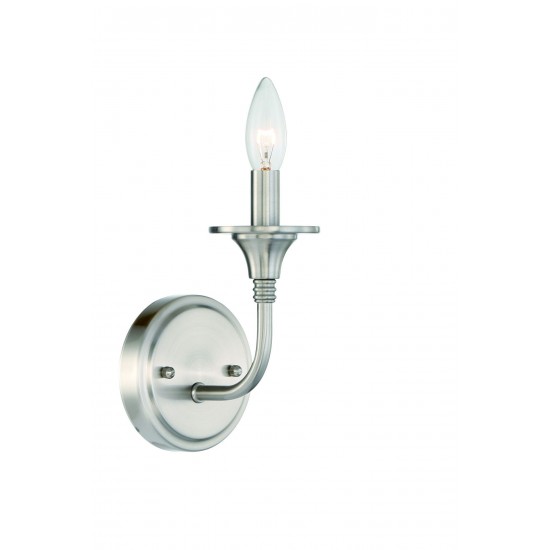 Jolenne 1 Light Wall Sconce - BNK , Damp rated