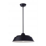 Landmark Outdoor 9" Pendant 1 Light Midnight ,Damp