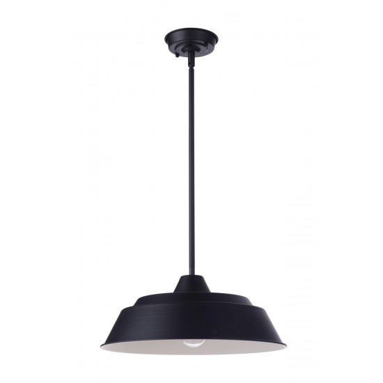 Landmark Outdoor 15" Pendant 1 Light Midnight ,Damp