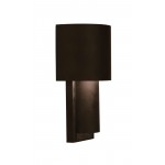 Midtown Small 2 Tiered Wall Sconce, Wet - Midnight