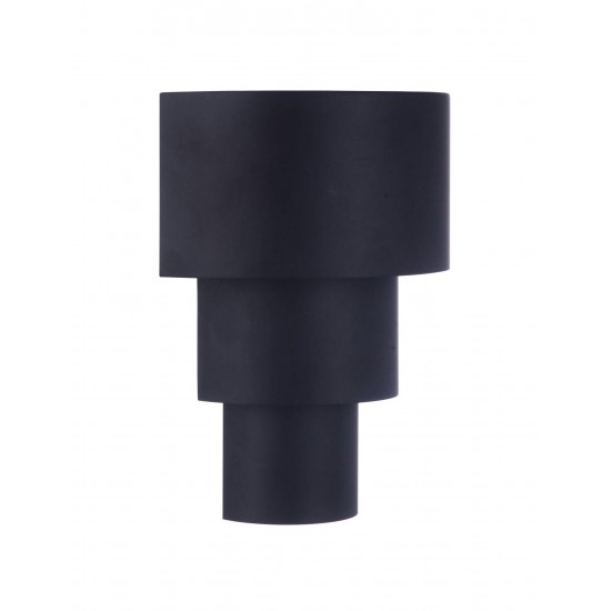 Midtown Medium 3 Tiered Wall Sconce, Wet - Midnight