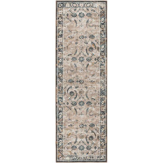 Jericho JC4 Taupe 2'6" x 8' Runner Rug