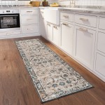 Jericho JC4 Taupe 2'6" x 12' Runner Rug