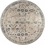 Jericho JC4 Taupe 6' x 6' Round Rug