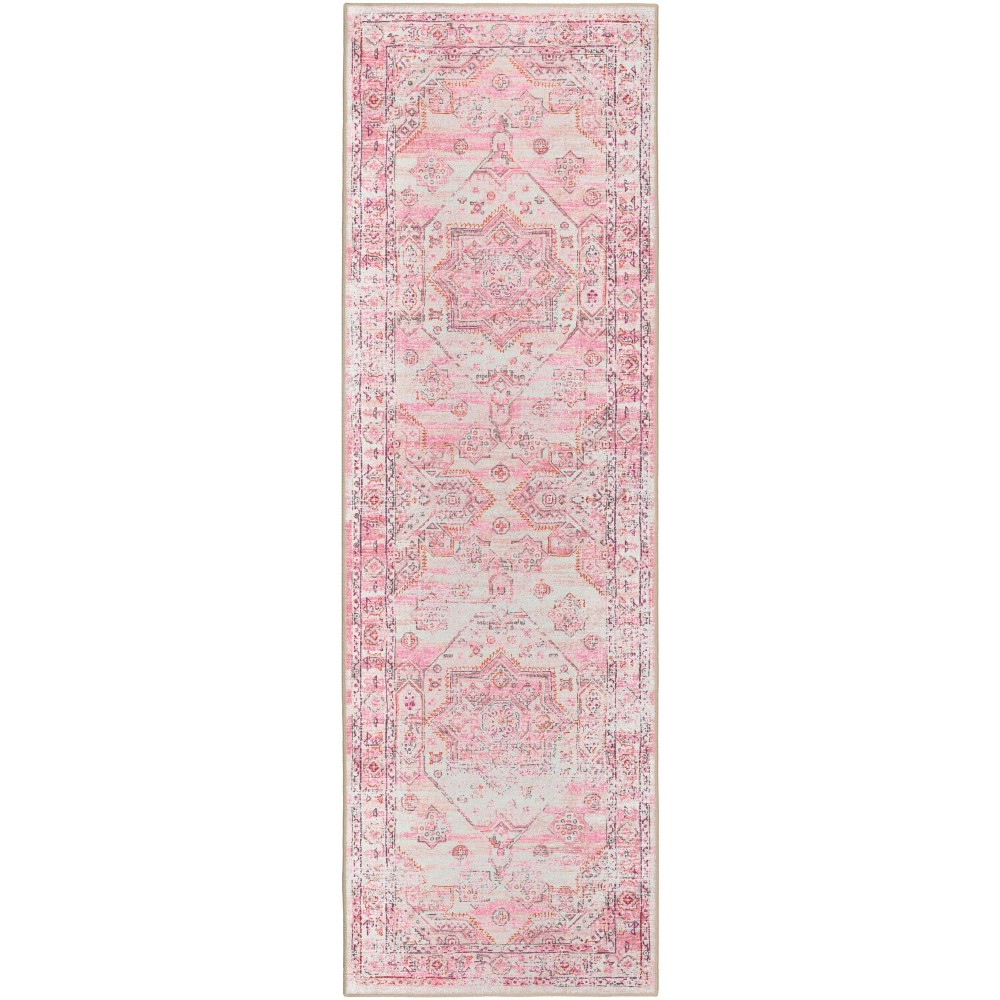 Jericho JC5 Rose 2'6" x 10' Runner Rug