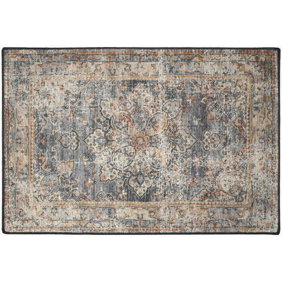 Jericho JC6 Charcoal 2' x 3' Rug