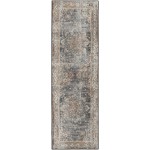 Jericho JC6 Charcoal 2'6" x 10' Runner Rug