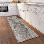 Jericho JC6 Charcoal 2'6" x 10' Runner Rug