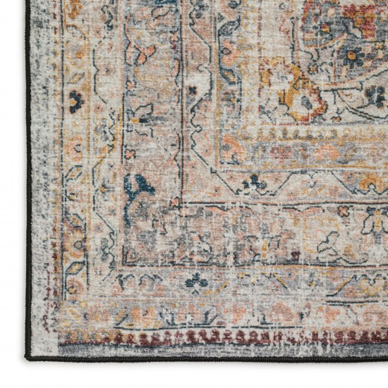 Jericho JC6 Charcoal 8' x 8' Round Rug