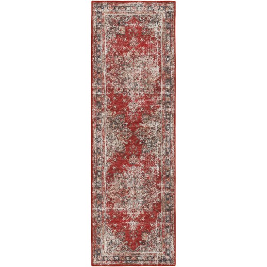 Jericho JC6 Garnet 2'6" x 8' Runner Rug