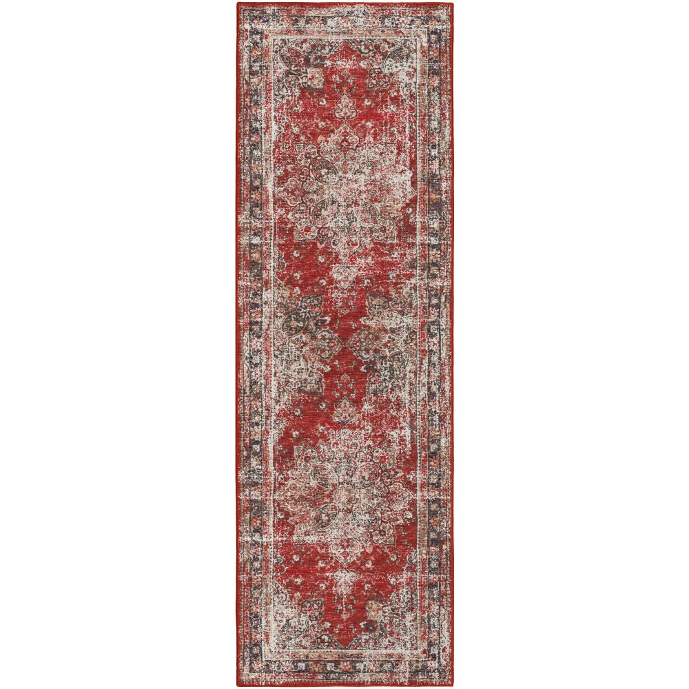 Jericho JC6 Garnet 2'6" x 8' Runner Rug