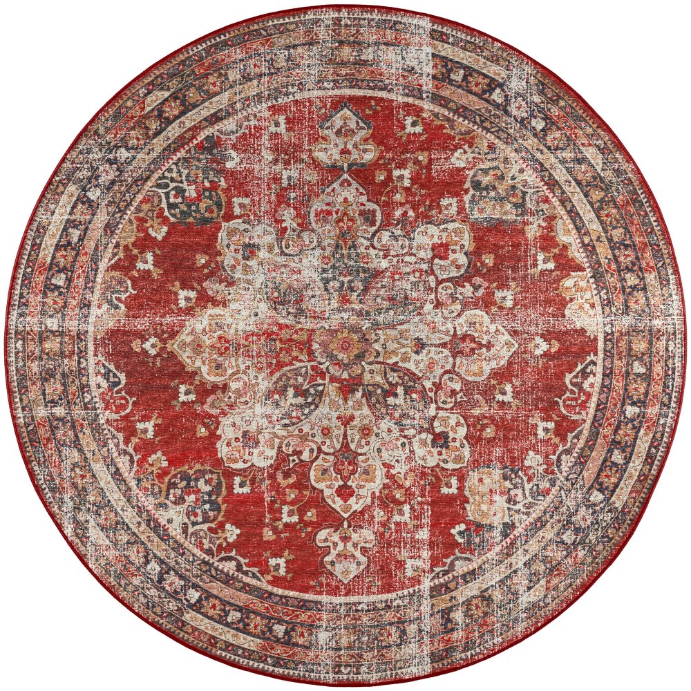Jericho JC6 Garnet 6' x 6' Round Rug Jericho JC6 Garnet 6' x 6' Round Rug