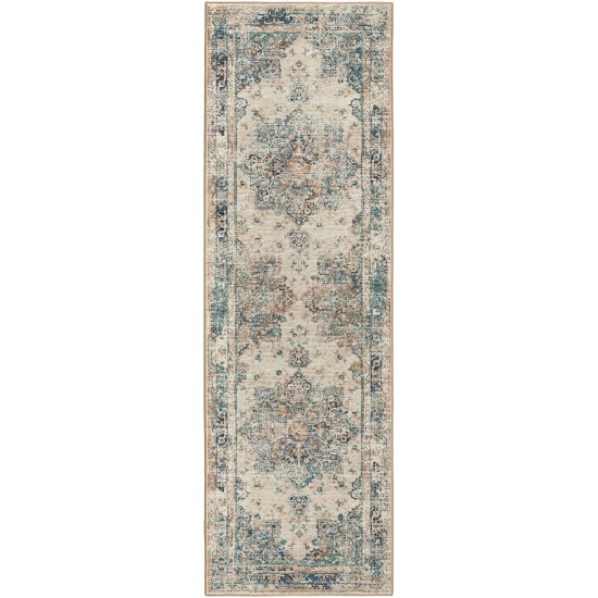 Jericho JC6 Linen 2'6" x 8' Runner Rug