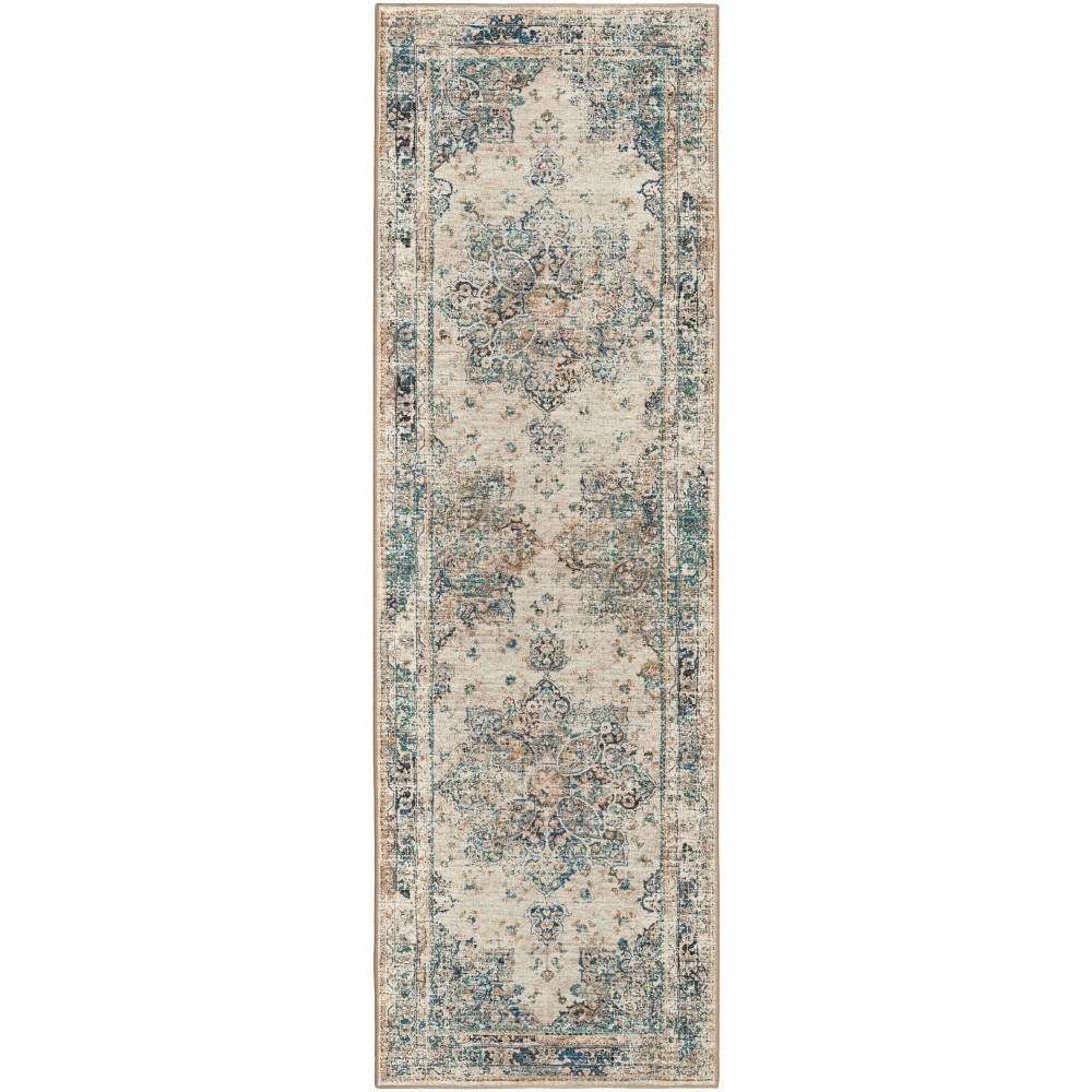 Jericho JC6 Linen 2'6" x 10' Runner Rug