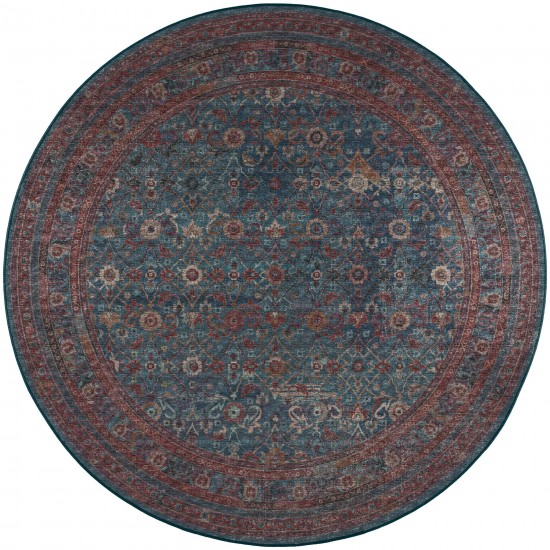 Jericho JC7 Navy 10' x 10' Round Rug