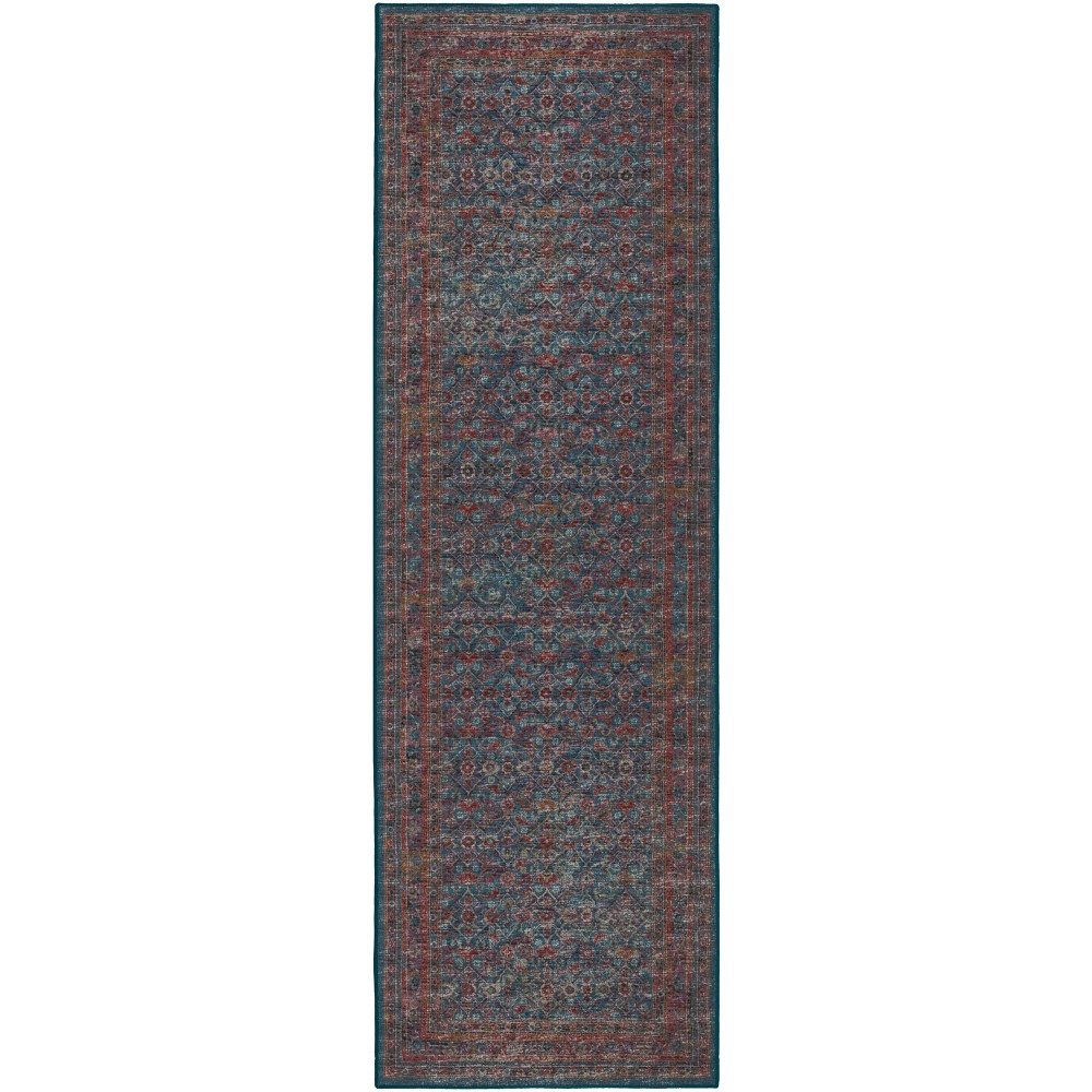 Jericho JC7 Navy 2'6" x 8' Runner Rug Jericho JC7 Navy 2'6" x 8' Runner Rug