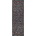 Jericho JC7 Navy 2'6" x 10' Runner Rug