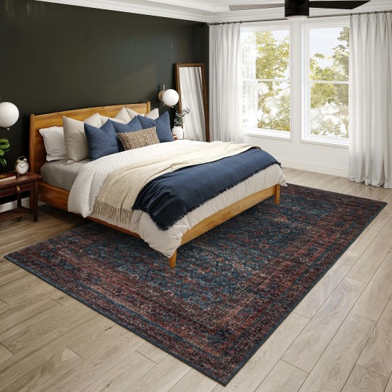 Jericho JC7 Navy 3' x 5' Rug