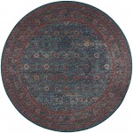 Jericho JC7 Navy 8\' x 8\' Round Rug