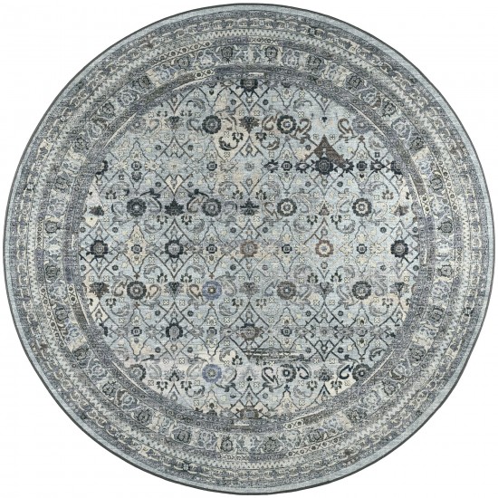 Jericho JC7 Pewter 10' x 10' Round Rug