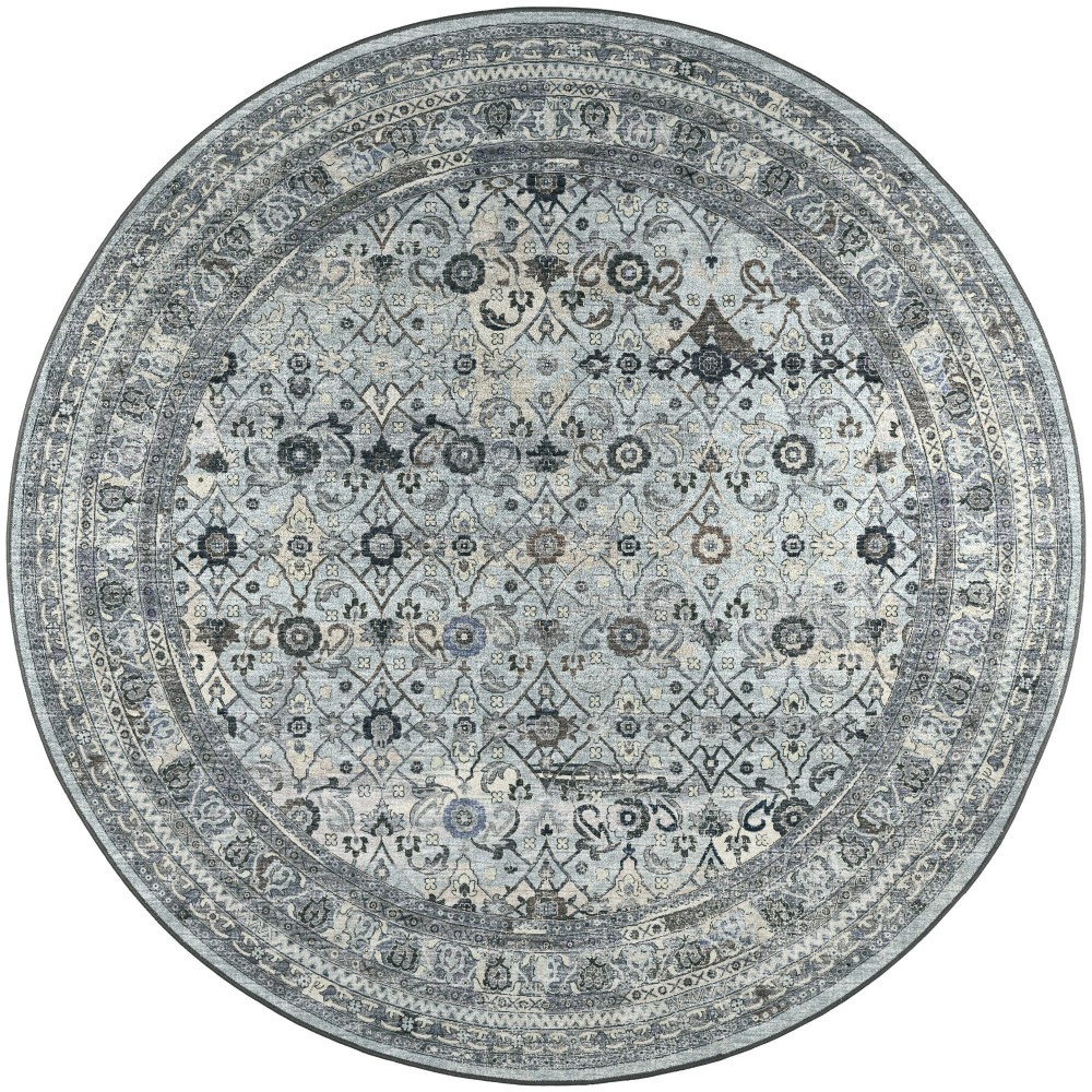 Jericho JC7 Pewter 10' x 10' Round Rug Jericho JC7 Pewter 10' x 10' Round Rug
