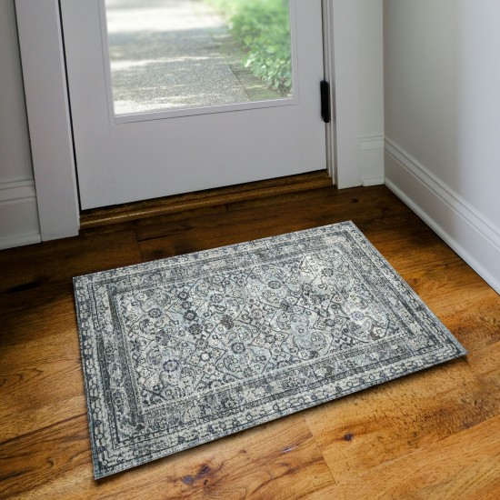 Jericho JC7 Pewter 2' x 3' Rug