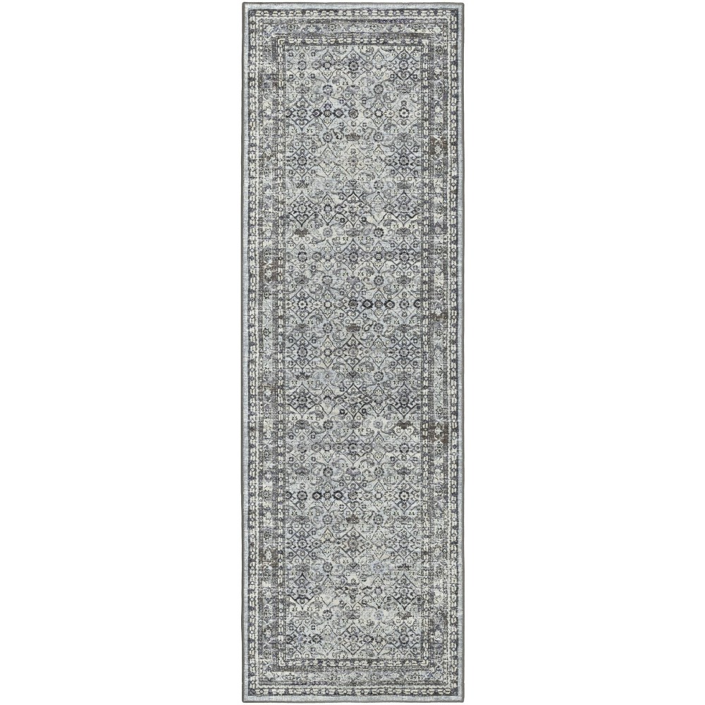 Jericho JC7 Pewter 2'6" x 8' Runner Rug Jericho JC7 Pewter 2'6" x 8' Runner Rug
