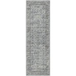 Jericho JC7 Pewter 2'6" x 10' Runner Rug