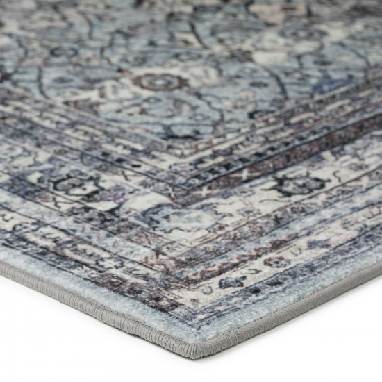 Jericho JC7 Pewter 2'6" x 12' Runner Rug