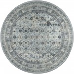 Jericho JC7 Pewter 4' x 4' Round Rug