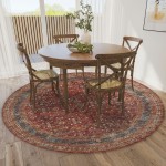 Jericho JC7 Scarlett 10' x 10' Round Rug