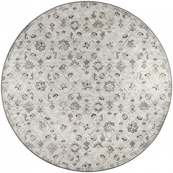 Jericho JC8 Mink 4' x 4' Round Rug