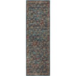 Jericho JC8 Navy 2'6" x 8' Runner Rug