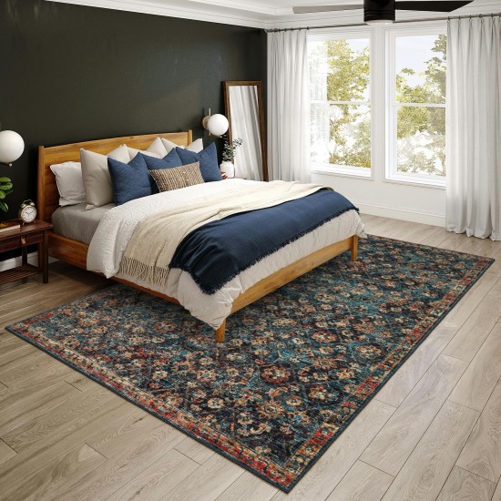 Jericho JC8 Navy 3' x 5' Rug