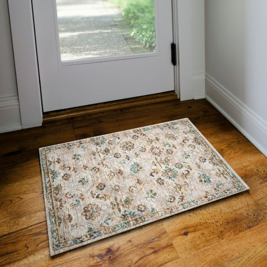 Jericho JC8 Parchment 2' x 3' Rug