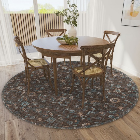 Jericho JC8 Sable 4' x 4' Round Rug