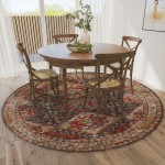 Jericho JC9 Canyon 4' x 4' Round Rug