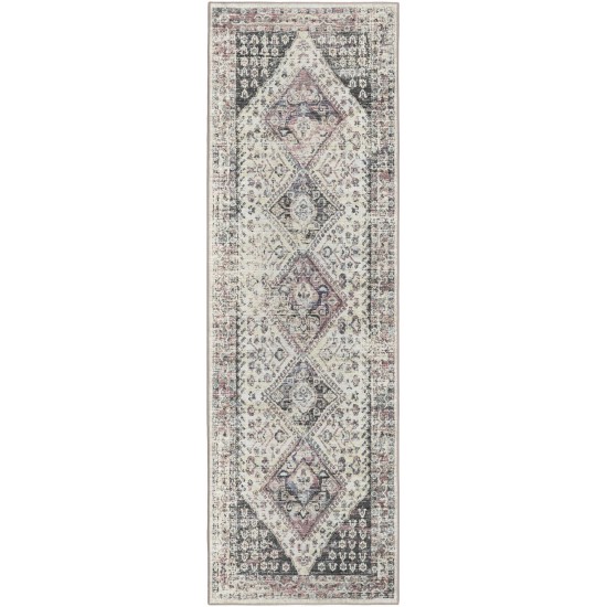 Jericho JC9 Pearl 2'6" x 8' Runner Rug