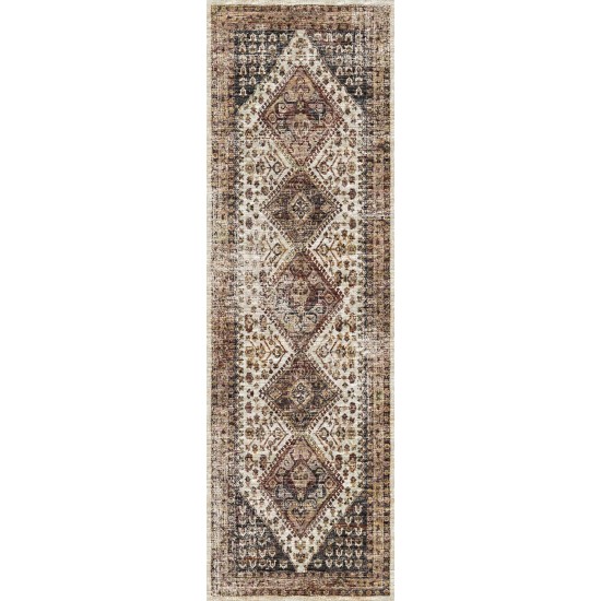 Jericho JC9 Putty 2'6" x 8' Runner Rug