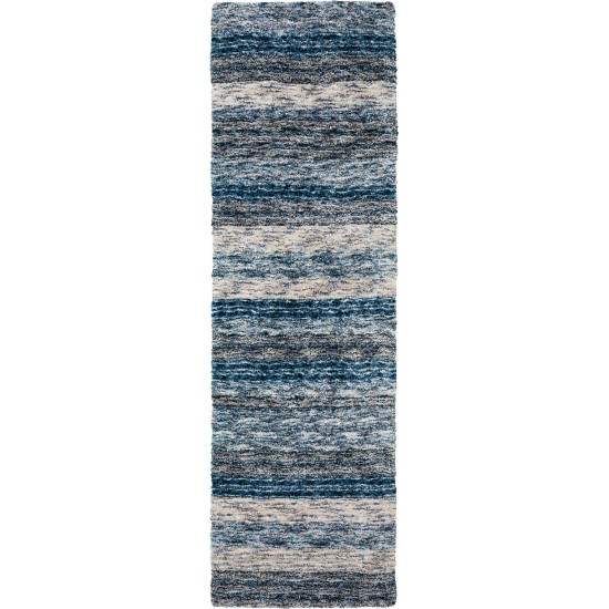 Joplin JP1 Indigo 2'6" x 16' Runner Rug